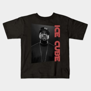 ice cube classic - monochrome style Kids T-Shirt